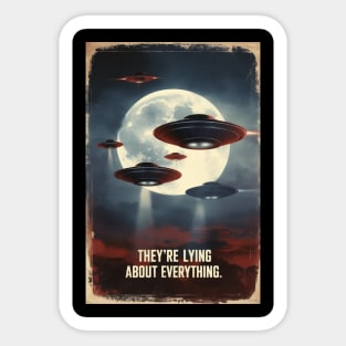New Jersey Drones UFO Sticker